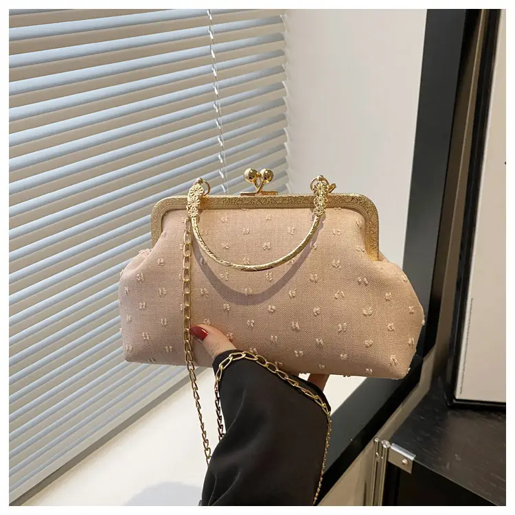 Light Blue Sparkle Shoulder Bag for Women 2025 - Image 2