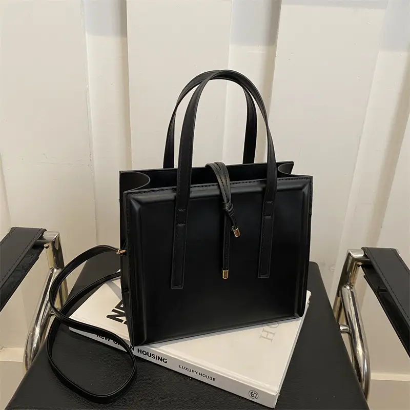 White Women's Square Shoulder Bag 2025 New Style - Image 9