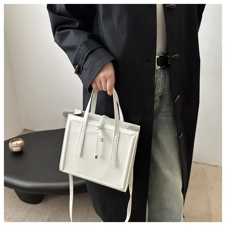 White Women's Square Shoulder Bag 2025 New Style — feature 9