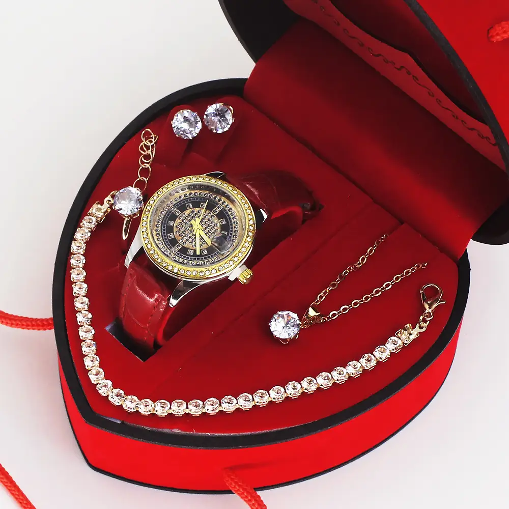 Women's Cross-Border Jewelry Set with Quartz Watch - Image 5