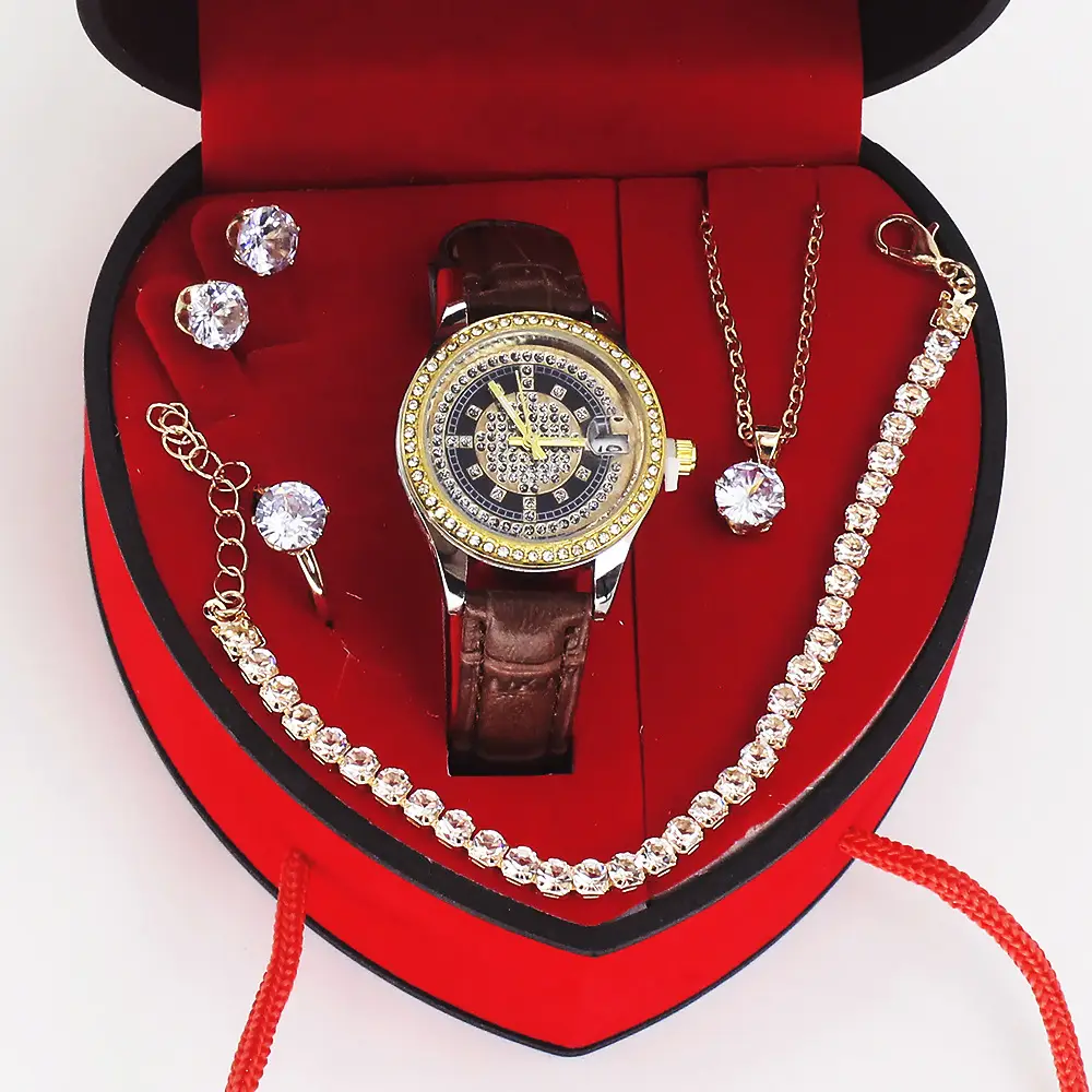 Women's Cross-Border Jewelry Set with Quartz Watch - Image 9