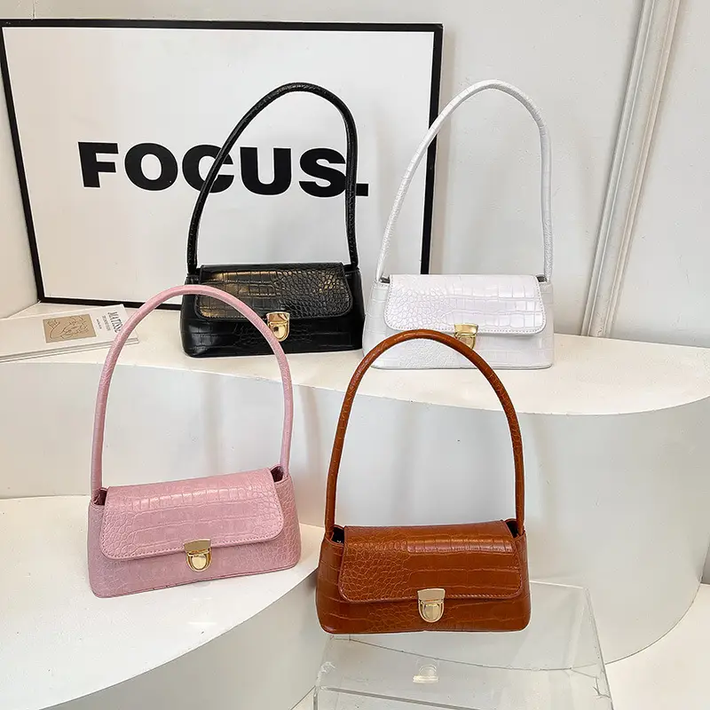 Pink French Niche Shoulder Bag for Women - Image 6