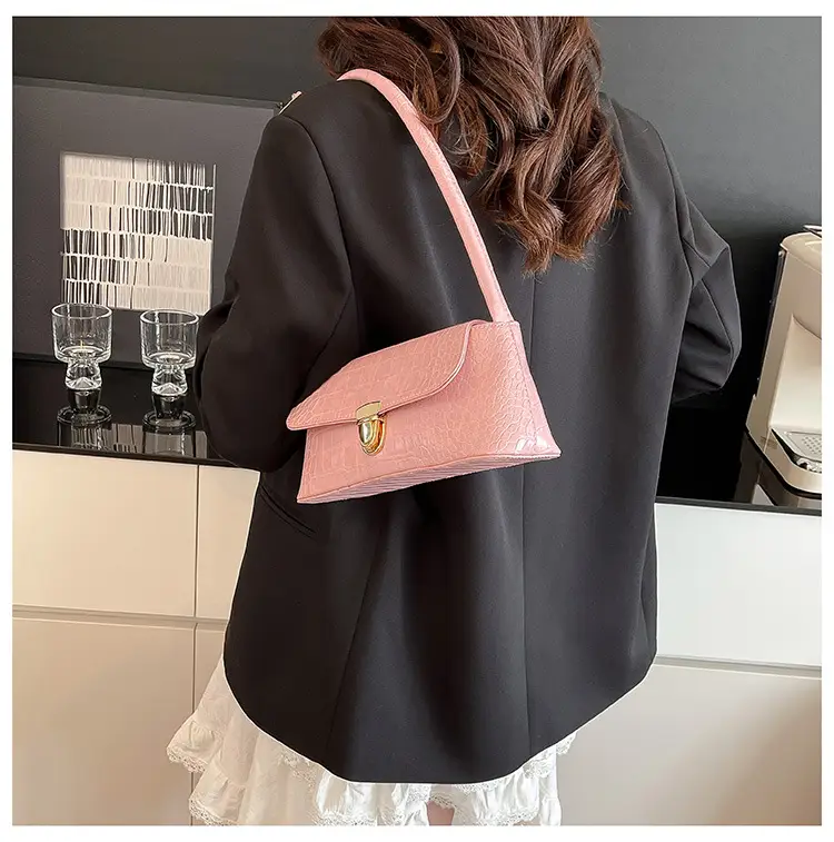 Pink French Niche Shoulder Bag for Women — feature 15