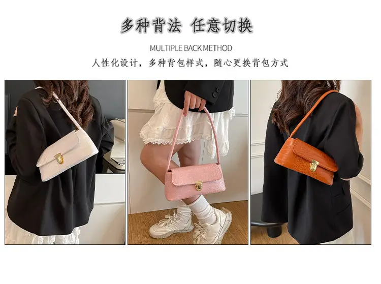 Pink French Niche Shoulder Bag for Women — feature 9