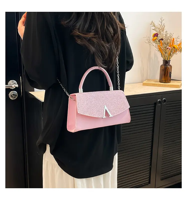 Pink Sparkly Women's Shoulder Crossbody Bag 2025 — feature 10