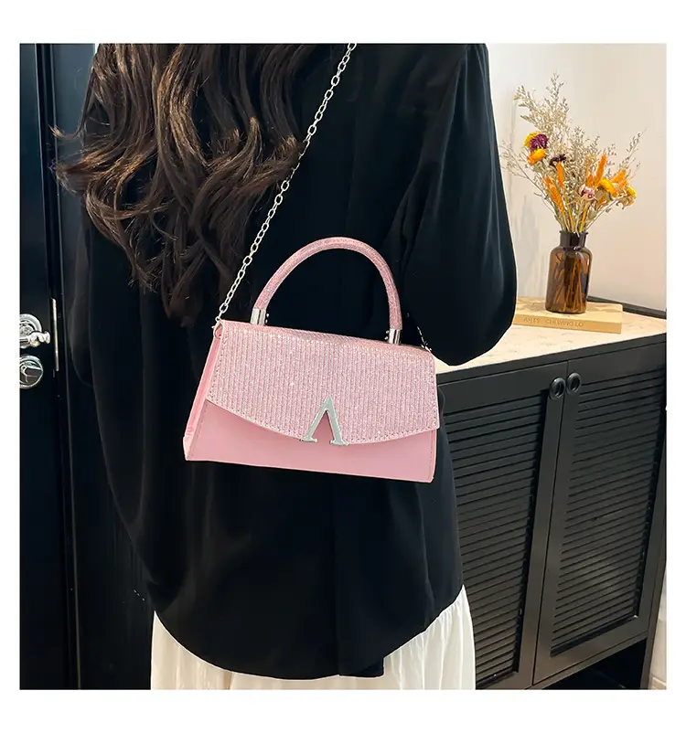Pink Sparkly Women's Shoulder Crossbody Bag 2025 — feature 12