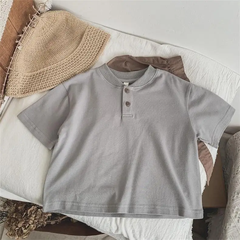 Boys White Short Sleeve Polo Shirt Summer 2025 Kids — feature 4