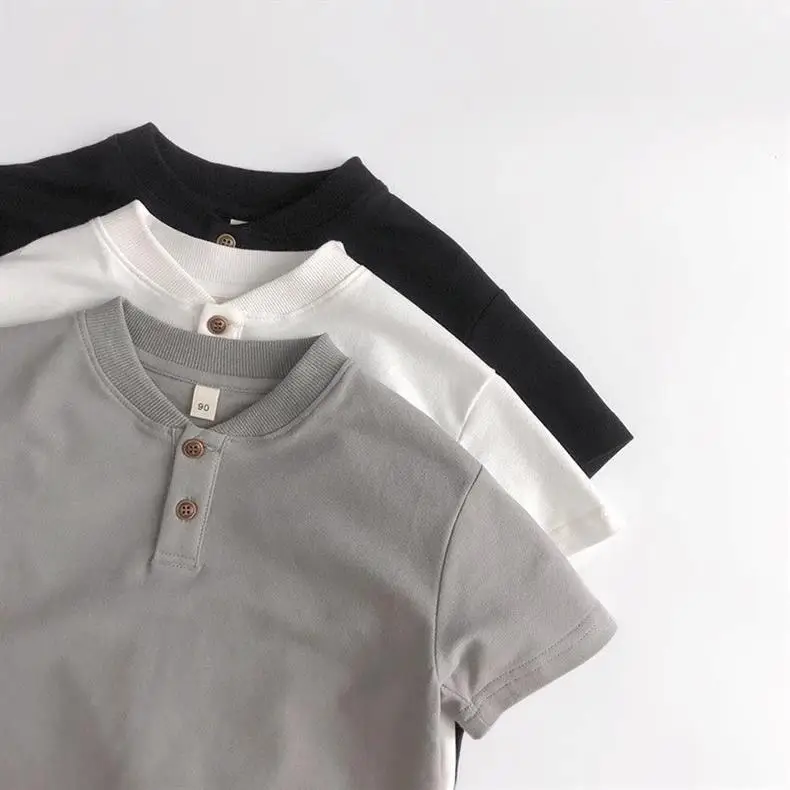 Boys White Short Sleeve Polo Shirt Summer 2025 Kids — feature 6
