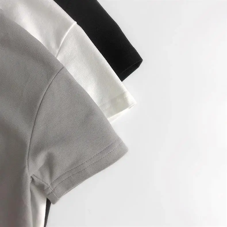 Boys White Short Sleeve Polo Shirt Summer 2025 Kids — feature 7