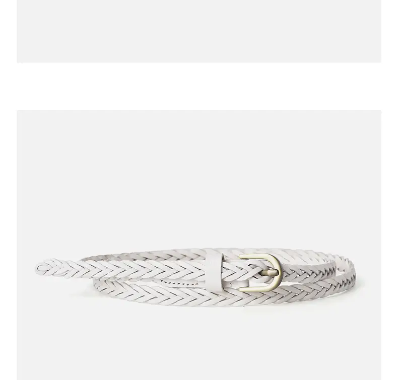 Black Braided Belt with Buckle for Women — feature 11