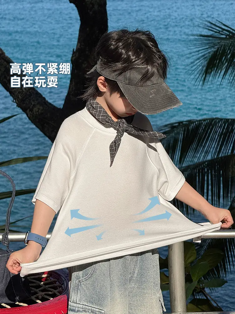 Zhenpinxuan Kids T-Shirt Shorts Set Summer 2025 - Image 8