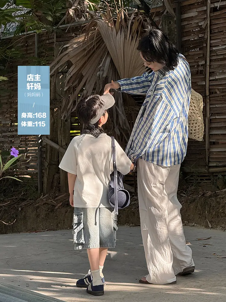 Zhenpinxuan Kids T-Shirt Shorts Set Summer 2025 - Image 9