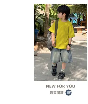 Zhenpinxuan Kids T-Shirt Shorts Set Summer 2025 — feature 17