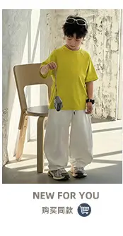 Zhenpinxuan Kids T-Shirt Shorts Set Summer 2025 — feature 18