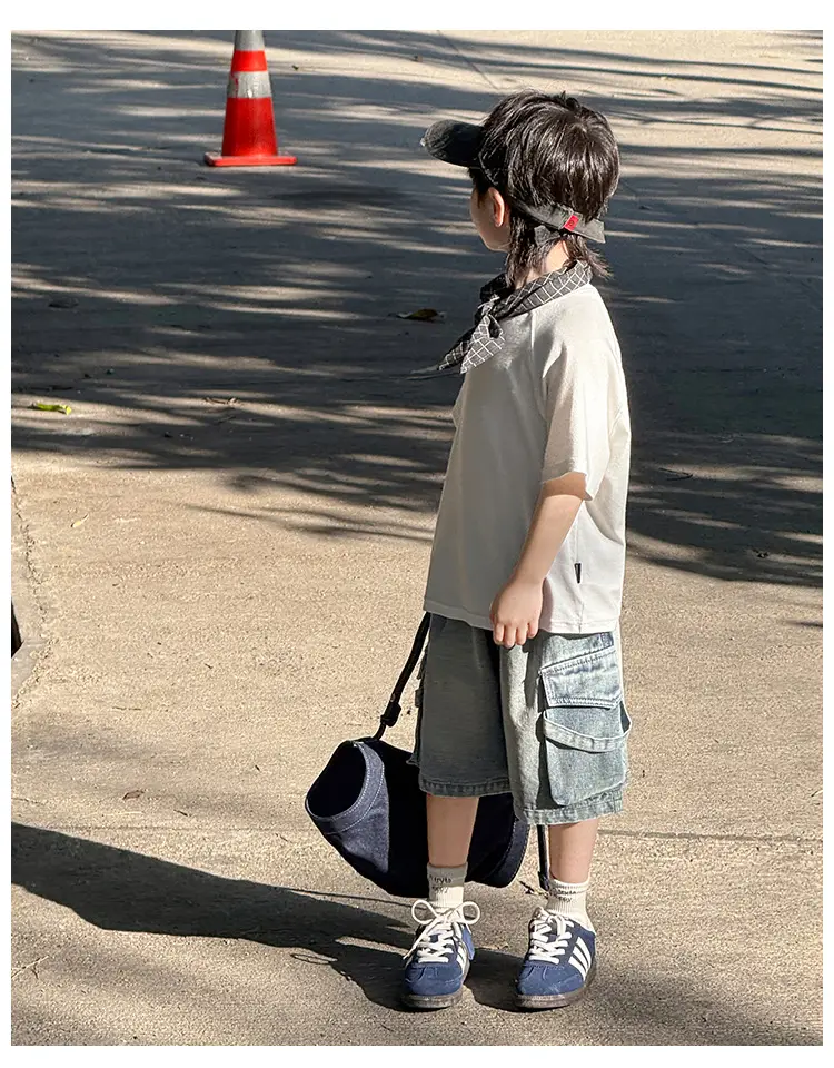Zhenpinxuan Kids T-Shirt Shorts Set Summer 2025 — feature 28