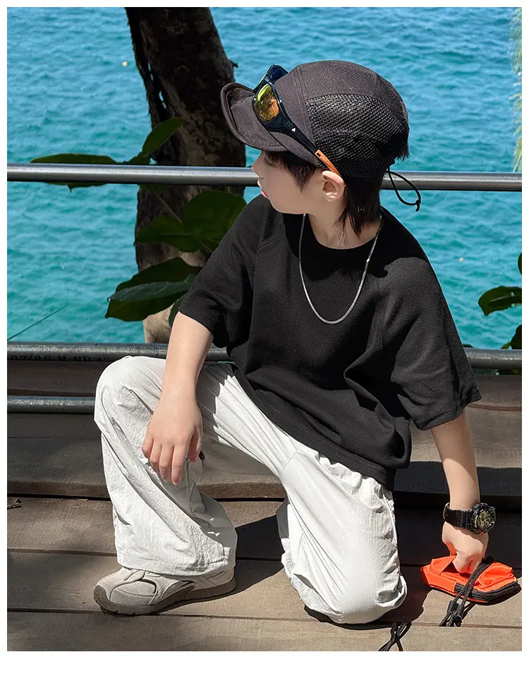 Zhenpinxuan Kids T-Shirt Shorts Set Summer 2025 — feature 39