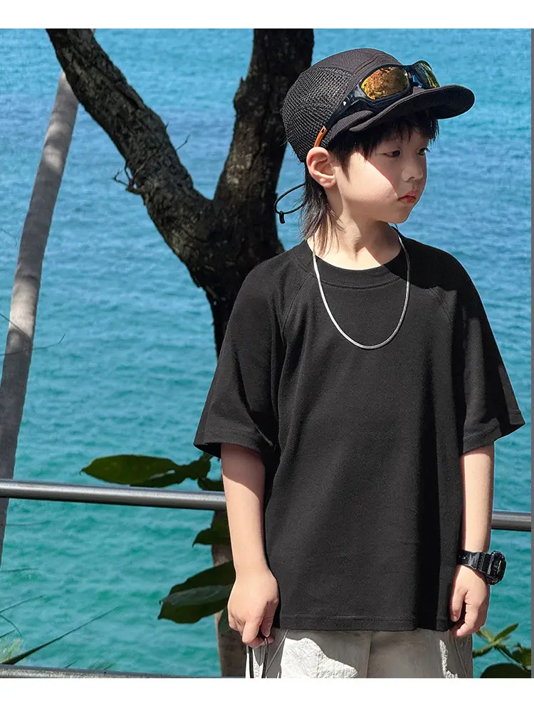 Zhenpinxuan Kids T-Shirt Shorts Set Summer 2025 — feature 40