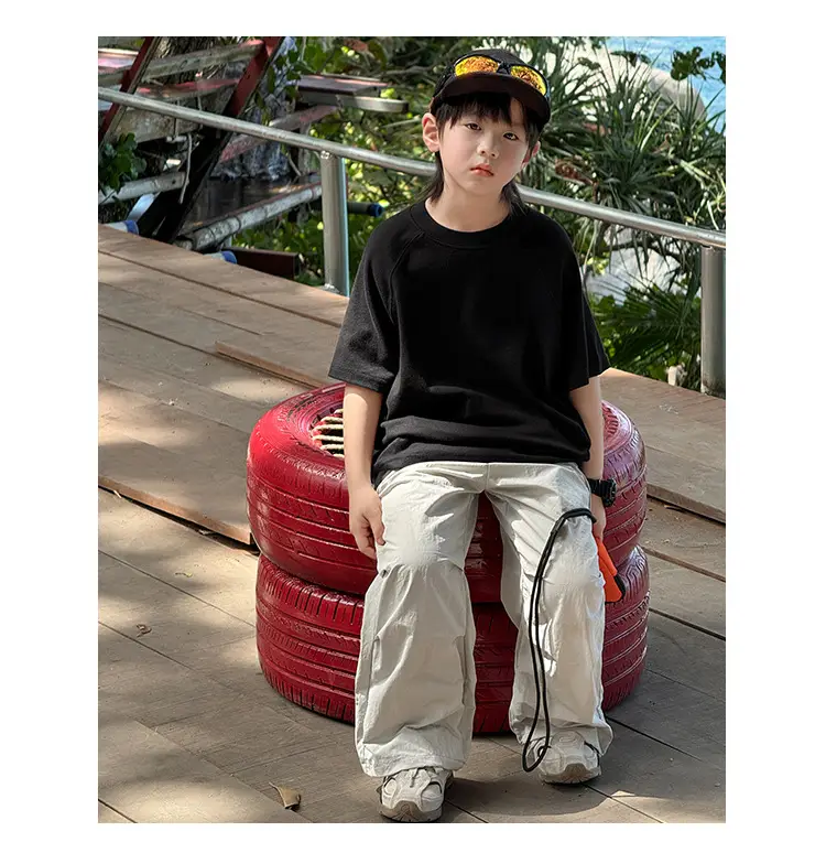 Zhenpinxuan Kids T-Shirt Shorts Set Summer 2025 — feature 41