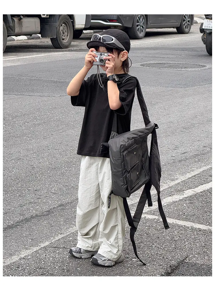 Zhenpinxuan Kids T-Shirt Shorts Set Summer 2025 — feature 43