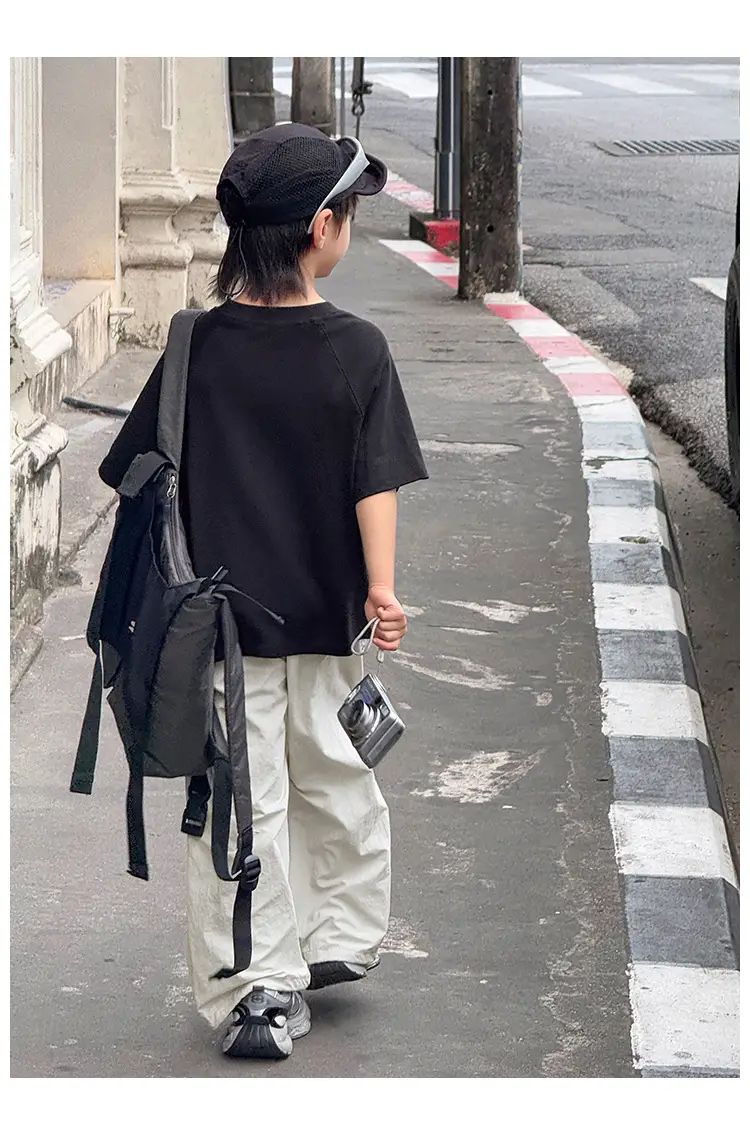 Zhenpinxuan Kids T-Shirt Shorts Set Summer 2025 — feature 44