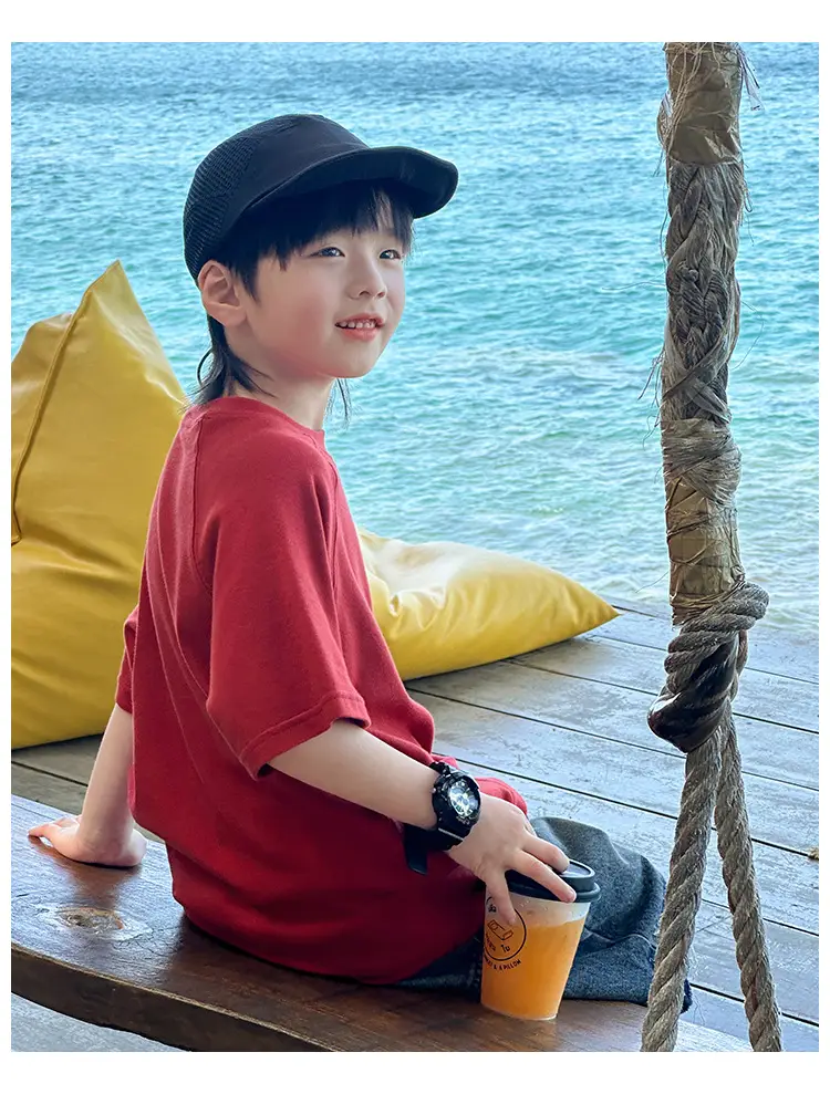 Zhenpinxuan Kids T-Shirt Shorts Set Summer 2025 — feature 46