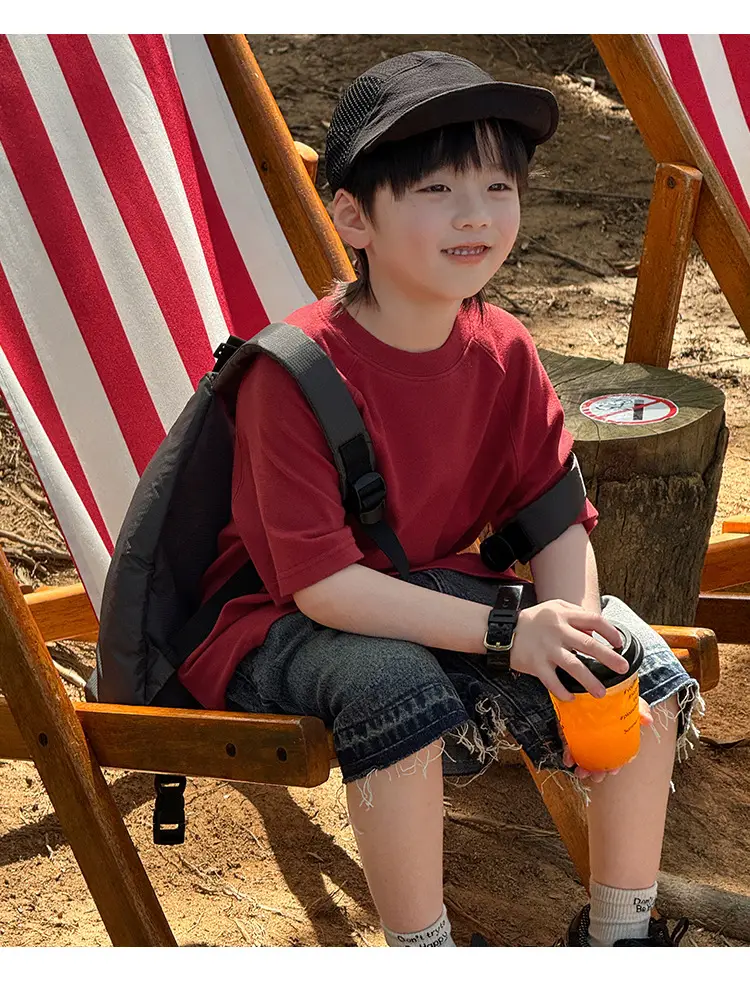 Zhenpinxuan Kids T-Shirt Shorts Set Summer 2025 — feature 49