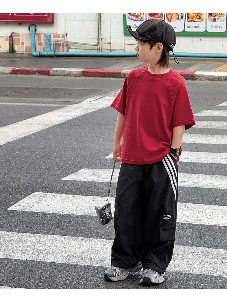 Zhenpinxuan Kids T-Shirt Shorts Set Summer 2025 — feature 54