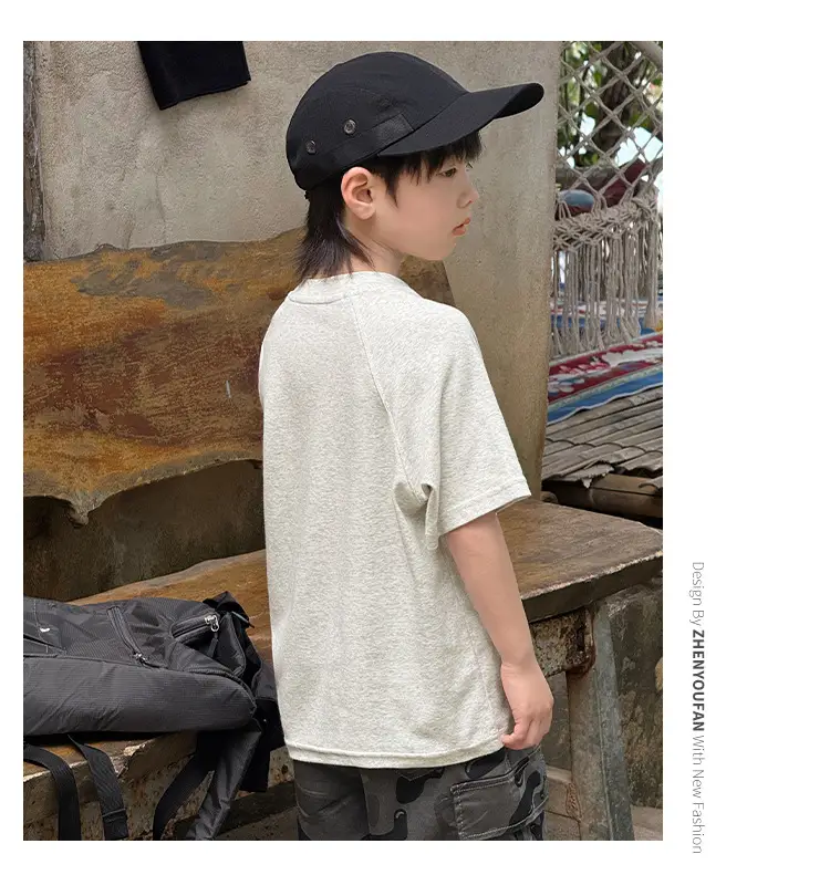 Zhenpinxuan Kids T-Shirt Shorts Set Summer 2025 — feature 56