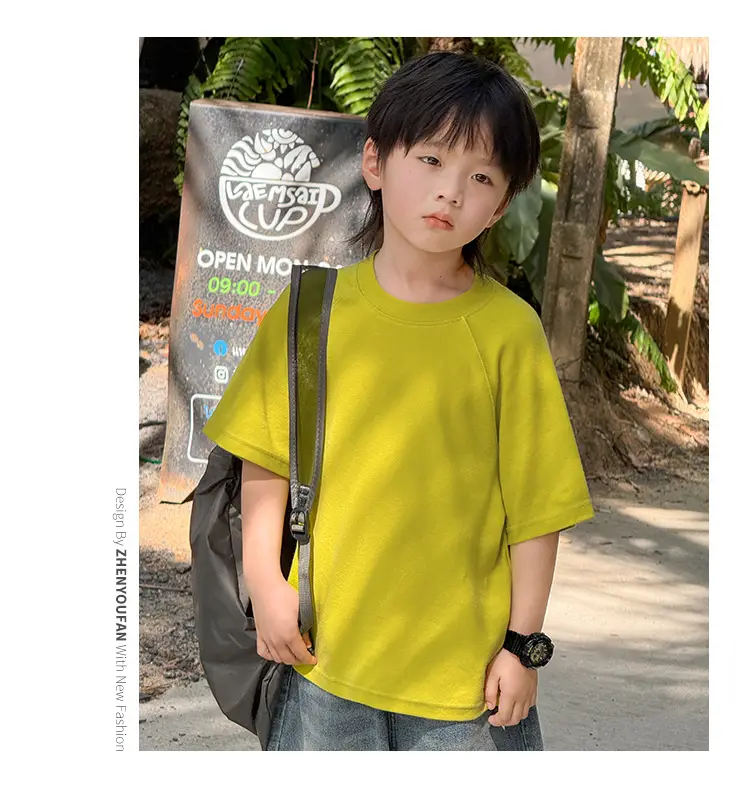 Zhenpinxuan Kids T-Shirt Shorts Set Summer 2025 — feature 73