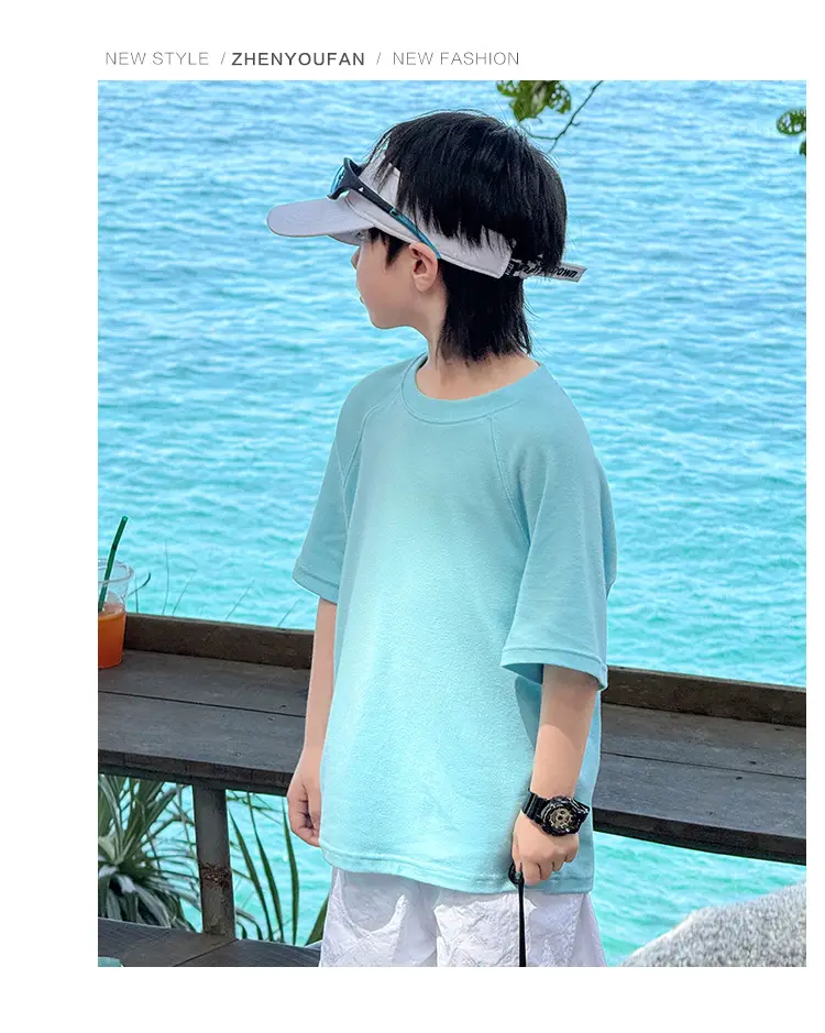 Zhenpinxuan Kids T-Shirt Shorts Set Summer 2025 — feature 82