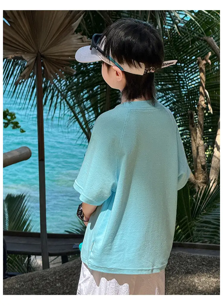 Zhenpinxuan Kids T-Shirt Shorts Set Summer 2025 — feature 83