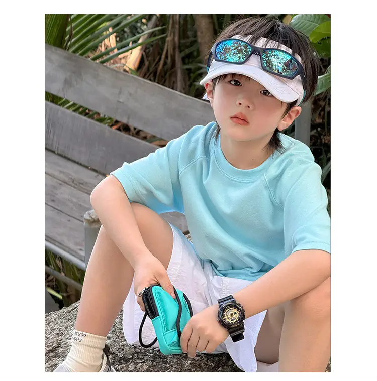 Zhenpinxuan Kids T-Shirt Shorts Set Summer 2025 — feature 87