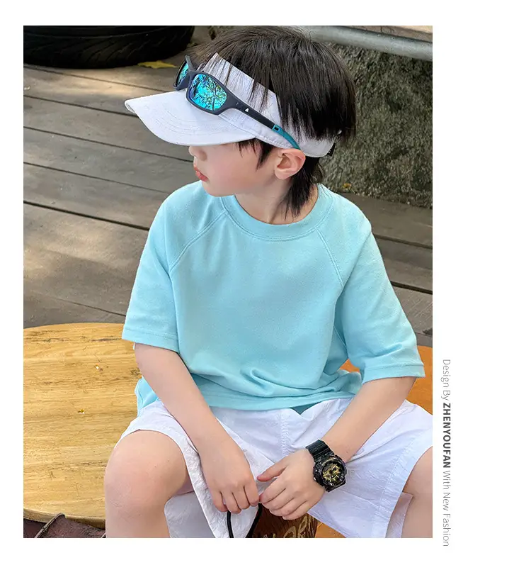 Zhenpinxuan Kids T-Shirt Shorts Set Summer 2025 — feature 89