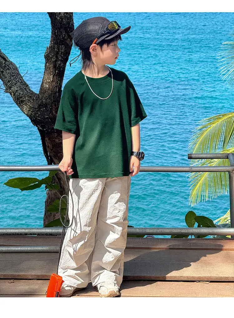Zhenpinxuan Kids T-Shirt Shorts Set Summer 2025 — feature 94
