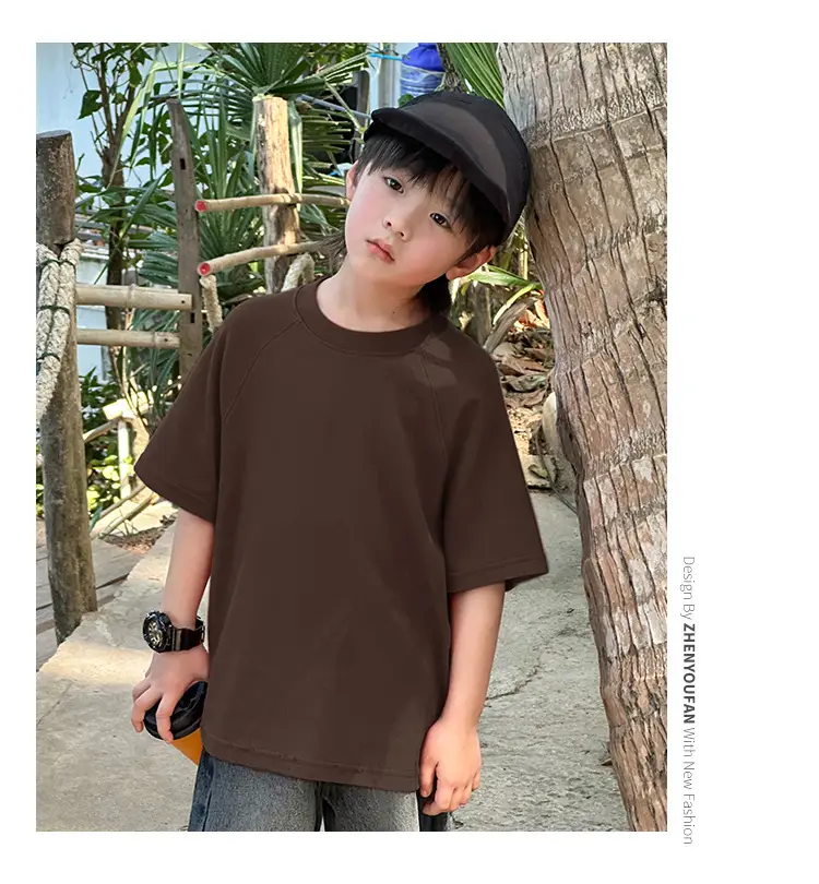 Zhenpinxuan Kids T-Shirt Shorts Set Summer 2025 — feature 96