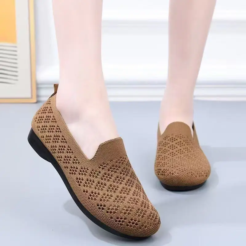 Women's Black Mesh Slip-On Sandals Summer — feature 4