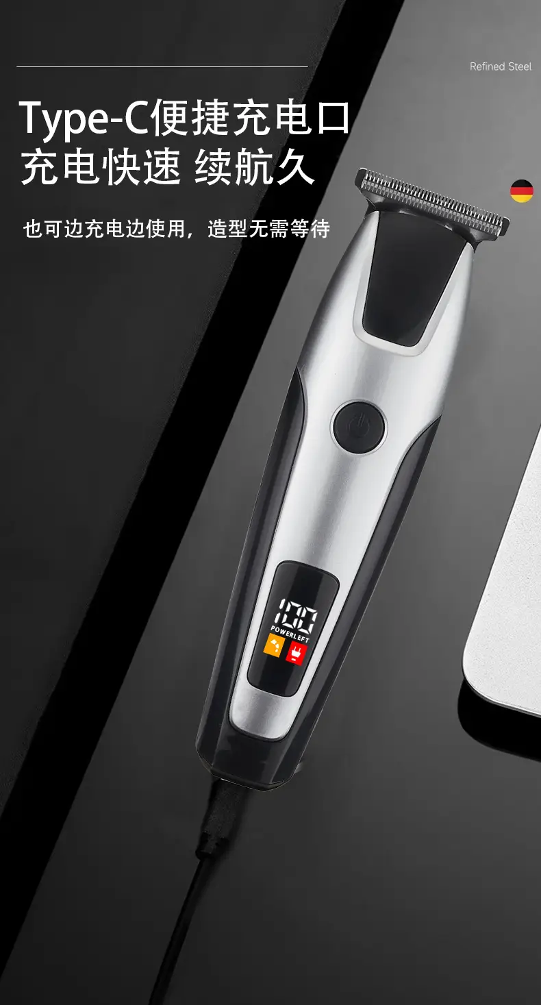 Professional Hair Clipper with Digital Display — feature 11