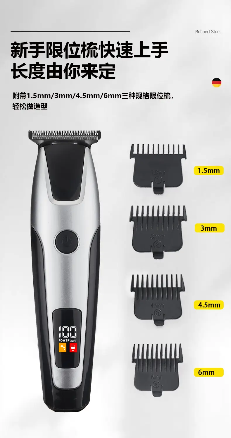 Professional Hair Clipper with Digital Display — feature 12