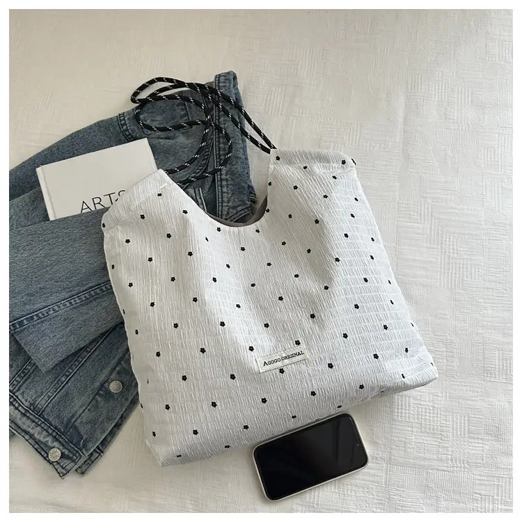 Red Polka Dot Shoulder Bag for Girls 2025 Summer — feature 8