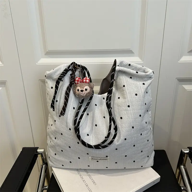 Red Polka Dot Shoulder Bag for Girls 2025 Summer - Image 2