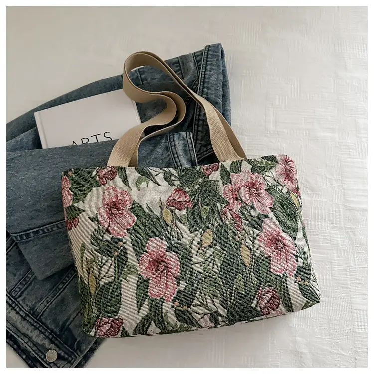 Women Floral Embroidered Commuter Tote Bag 2026 — feature 11