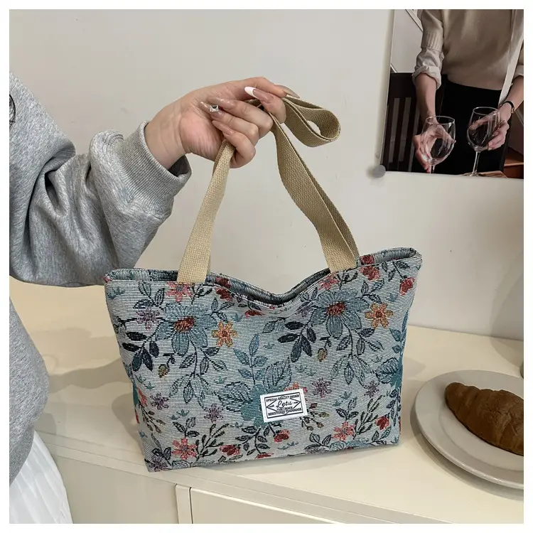Women Floral Embroidered Commuter Tote Bag 2026 — feature 12