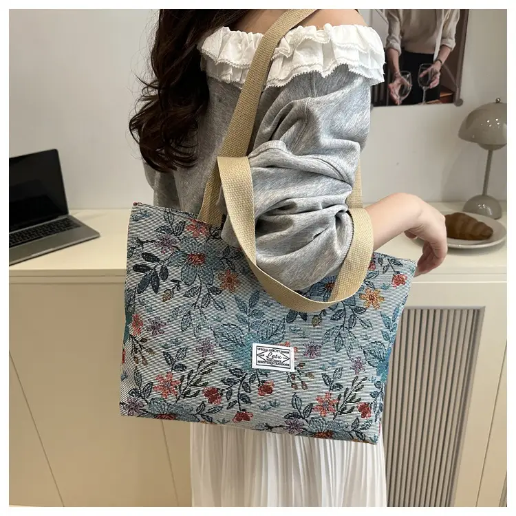 Women Floral Embroidered Commuter Tote Bag 2026 — feature 17