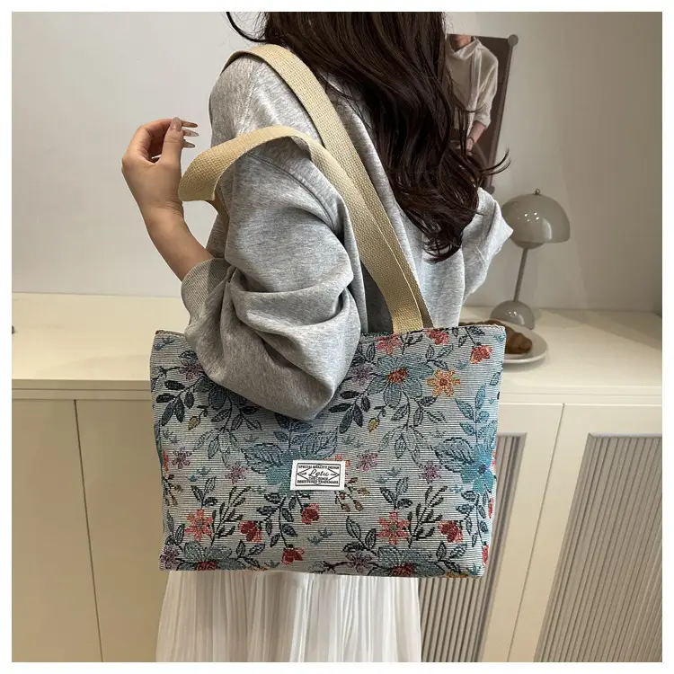 Women Floral Embroidered Commuter Tote Bag 2026 — feature 21