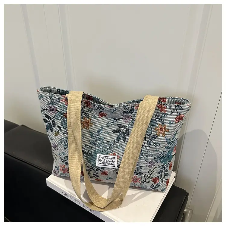 Women Floral Embroidered Commuter Tote Bag 2026 — feature 35