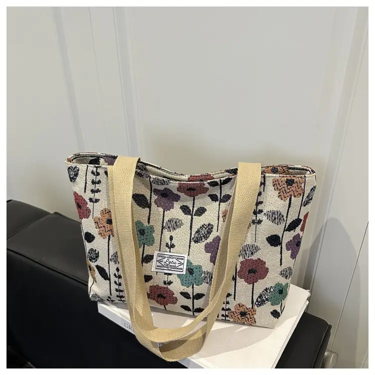 Women Floral Embroidered Commuter Tote Bag 2026 — feature 36