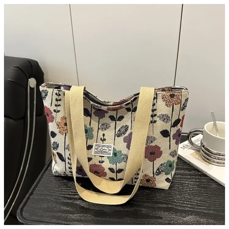 Women Floral Embroidered Commuter Tote Bag 2026 — feature 42