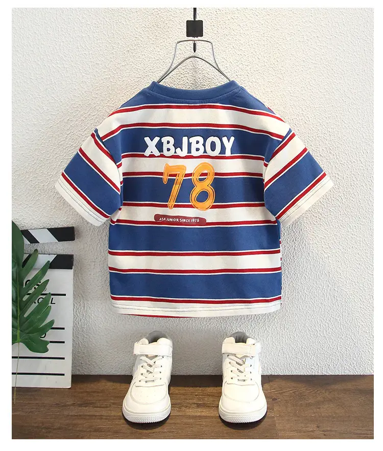 8240 Boys Striped T-Shirt 2026 New Style — feature 10