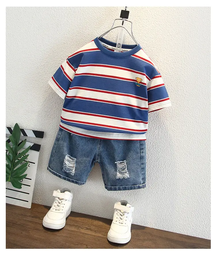 8240 Boys Striped T-Shirt 2026 New Style — feature 7
