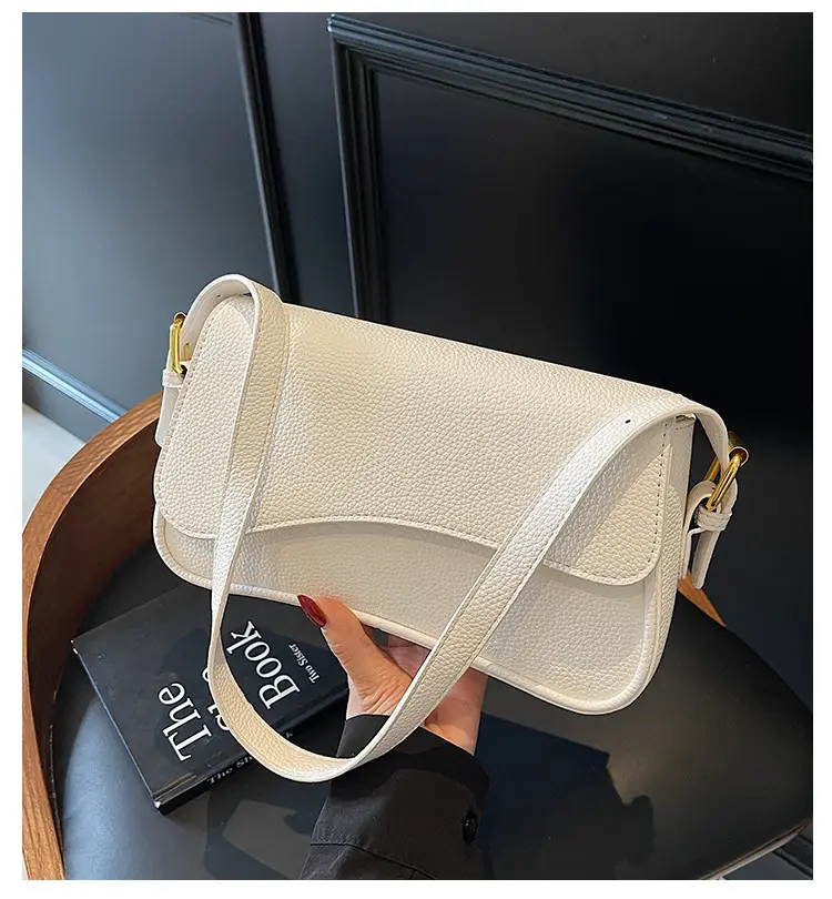 Women's White Square Crossbody Bag 2025 Summer — feature 1